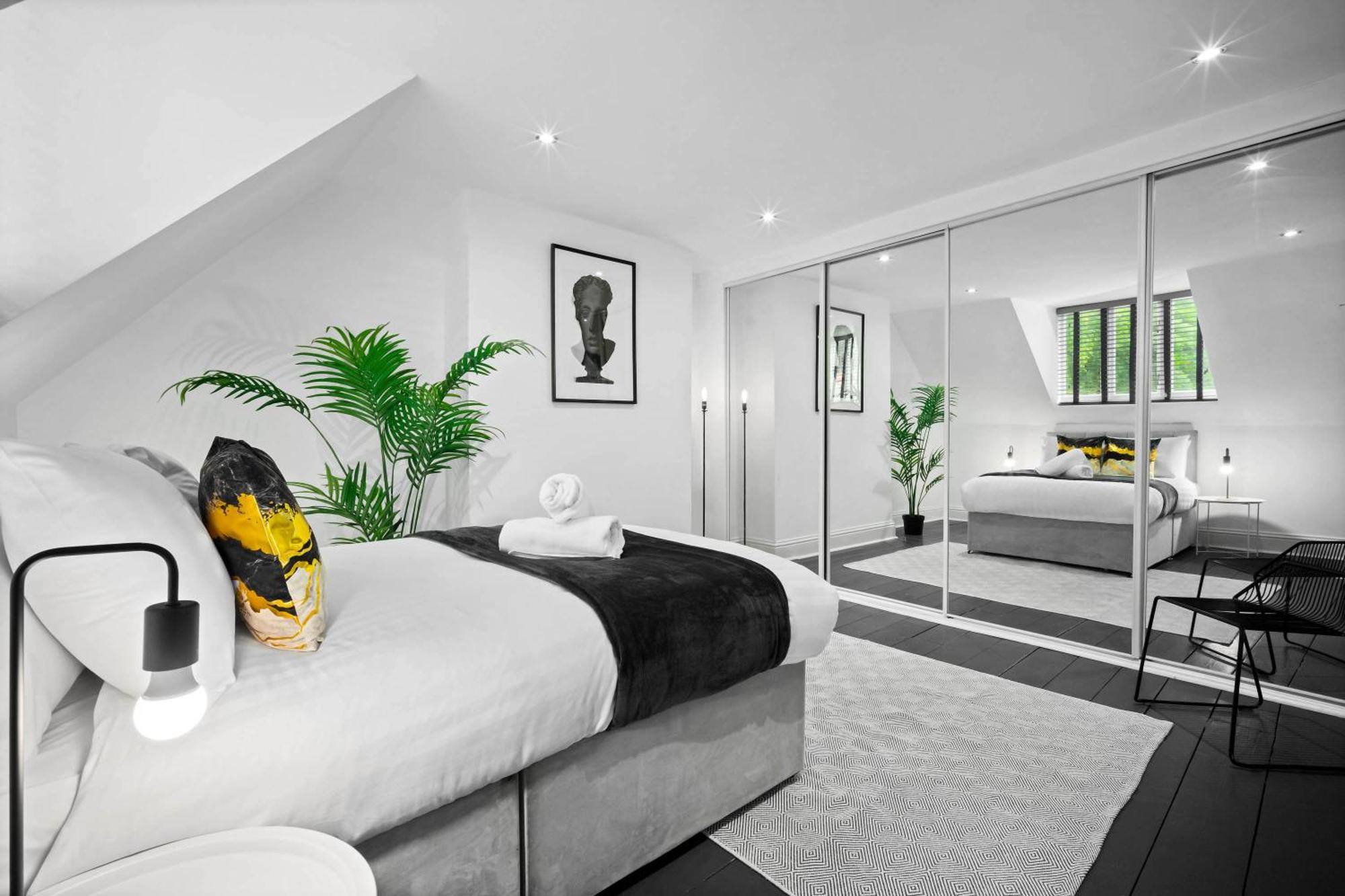 Stylish Apartment - Parking - Outdoor Terrace - Wolverhampton - Netlix - Wifi - 9Bpc 外观 照片